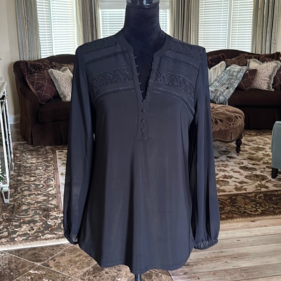 WHBM collarless tunic - Picture 2 of 8